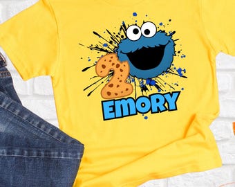 トップス 90s COOKIE MONSTER JUST EAT IT COOKIE Vintage 90s Cookie Monster Just Eat It Nike Parody Tshirt