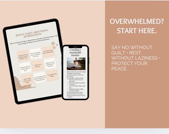 Work-Life Balance for Women eBook | Self-Care, Boundaries, Saying No Without Guilt, Burnout Recovery Guide for Busy Moms