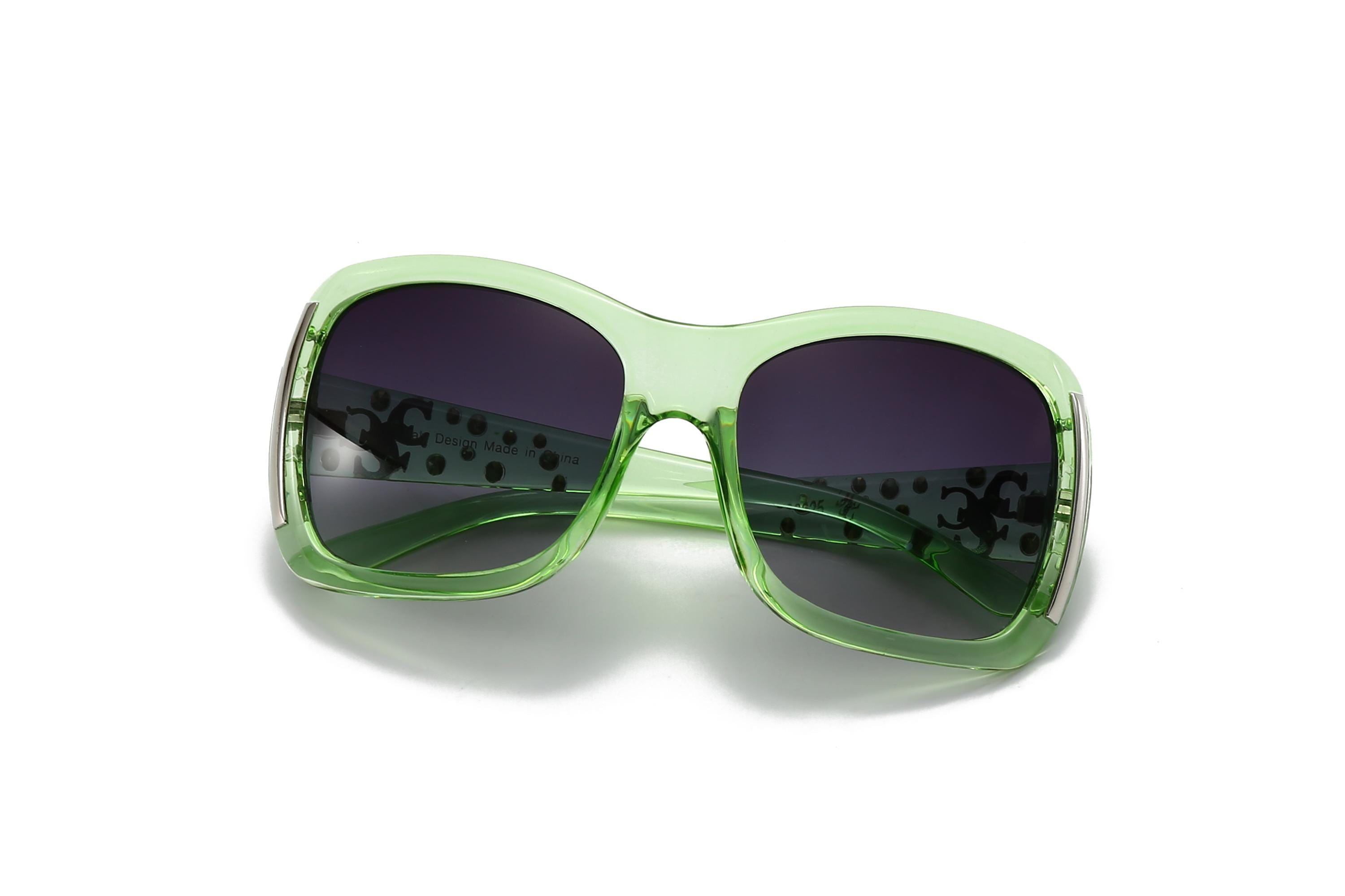 Rhinestone Oversized Sunglasses: Colorful Jelly Frame, UV400  display picture 2