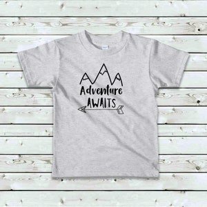 Adventure Awaits Toddler Shirt, Custom Toddler Shirt, Toddler Gift, Girl Gift, Cute Toddler Shirt, Boy Gift, Girl Clothes, Boy Clothes