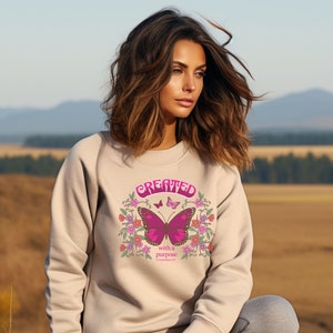 Christian Apparel gifts for women, Bible Verse Shirtshirt, Christian Gifts, Christian Streetwear, Bible Verse Crewneck, Floral Crewneck