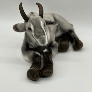Gefüllte Ziege, personalisierte Plüschtier, Personalisieren Plushie, niedliches Plushie, Geschenk für sie, Geschenk für ihn, personalisiertes Geschenk, personalisiertes Spielzeug