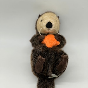 Gepersonaliseerde knuffel, cadeaus voor babymeisje/jongen Gepersonaliseerde zeeotter, gepersonaliseerde knuffel, bloemenmeisje cadeau, cadeau pasgeborene