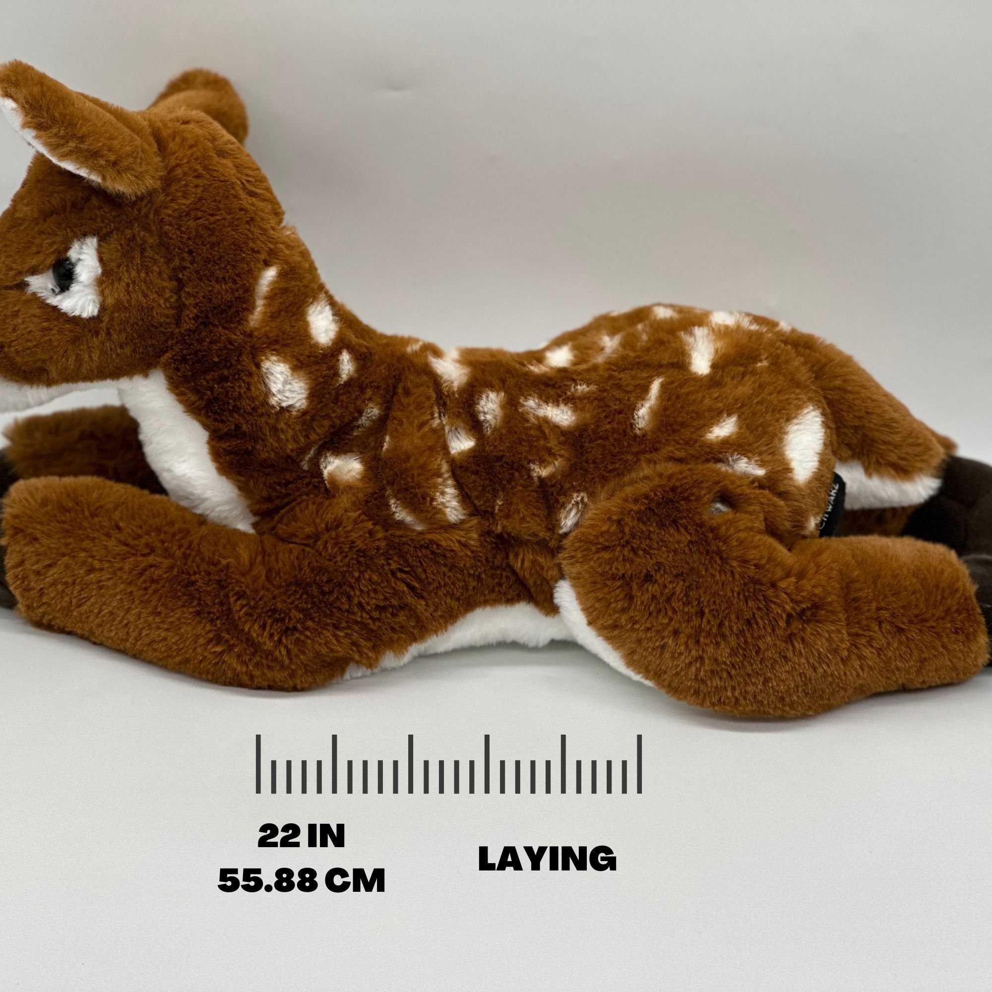 Cuddly Baby Deer Plush Toy, Personalized With Name, Great Gift for Newborns and Toddlers
