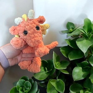 Crochet dragon Baby Security Blanket, Dragon Sunggle, Baby Dragon Crochet Lovey, Dragon Stuffy, Amigurumi Fantasy Dragon Crochet