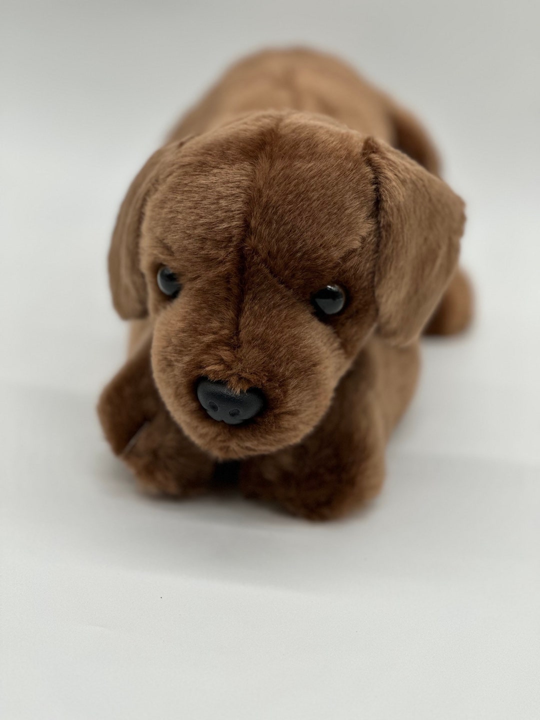 Chocolate Lab Stuffed Animal Personalize Stuffed Animal Etsy