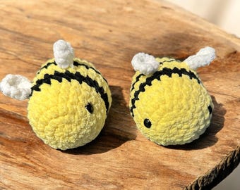 Gehaakte hommel, bij sleutelhanger, kleine gehaakte bij, gehaakte bij plushie, gehaakt dier, hommel speelgoed, handgemaakt