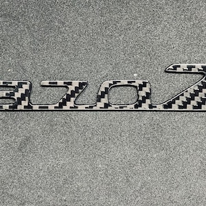Carbon Fiber 370Z Style Badge