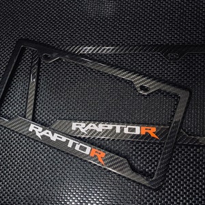 Full Carbon Fiber License Plate Frame 3K Twill