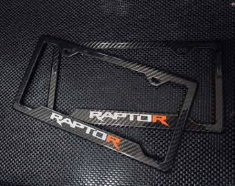 Full Carbon Fiber License Plate Frame 3K Twill