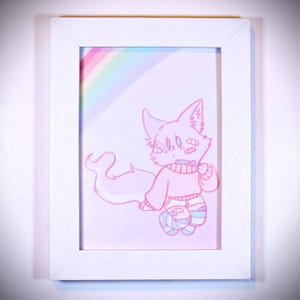 OC Pastel Silent Rainbows | Impressão brilhante 5x7/8,5x11