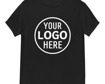 Camisas con logotipo personalizado, camisa con logotipo personalizado, camisa de diseño personalizado, camisa con texto personalizado, logotipo de su empresa o camiseta con logotipo de marca, camisa con logotipo del equipo