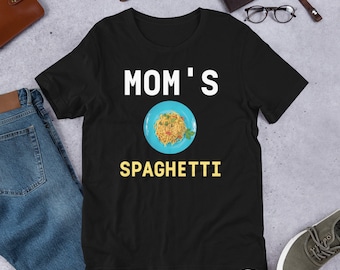 Mom's Spaghetti Shirt, Spaghetti Shirt, Pasta Shirt, Spaghetti Lover Shirt, Gift For Mom, Funny Mom Shirt,Pasta Lover Tee,Italian Food Shirt