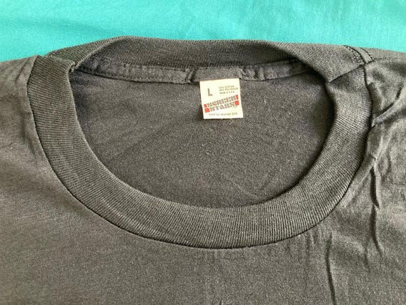Vintage 80s SCREEN STARS Blank Deadstock T SHIRT Large Black - Etsy