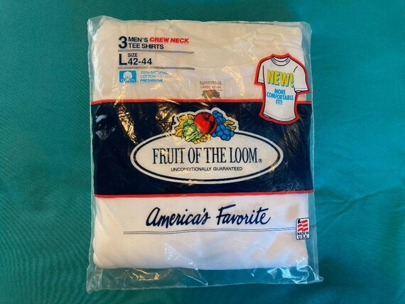 Vintage FRUIT of the LOOM Blank Deadstock T SHIRT 3 Pack - Etsy