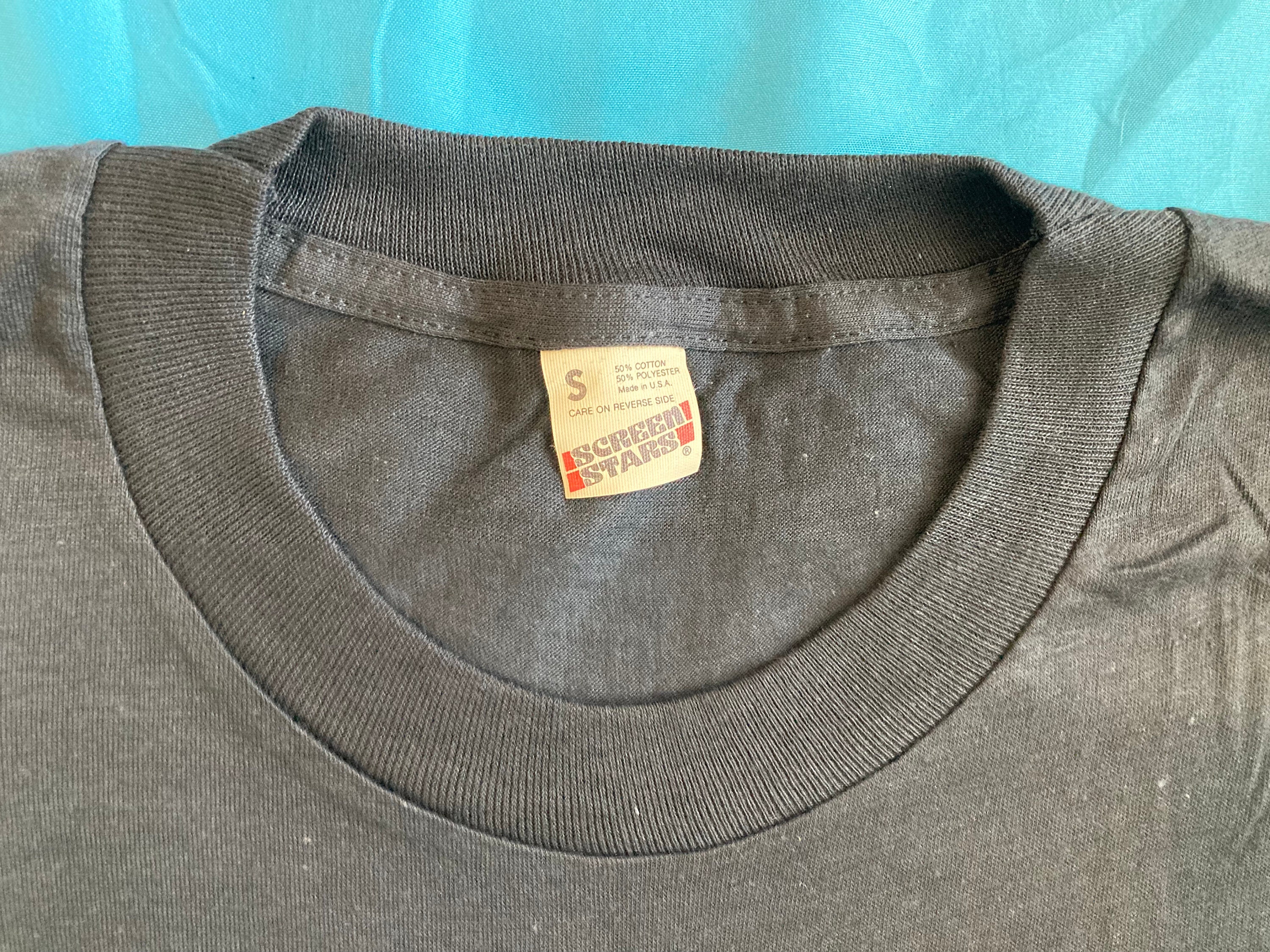 Vintage 80s SCREEN STARS Blank Deadstock T SHIRT Nos Black - Etsy Vintage 80s SCREEN STARS Blank Deadstock T SHIRT Nos Black - Etsy