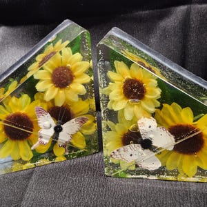 Sunflower Bookends
