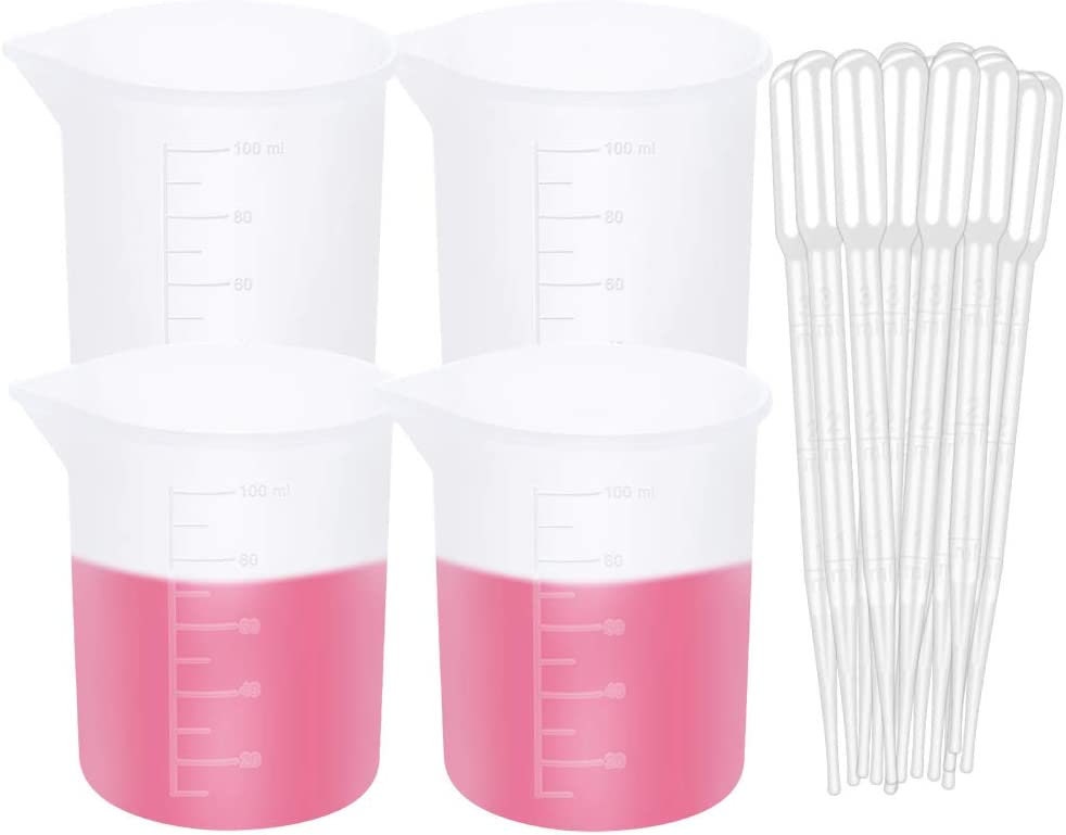 Measuring Cups for Resin 30 ML Mixing Cups Clear Medicine Measuring Cup  10098225 