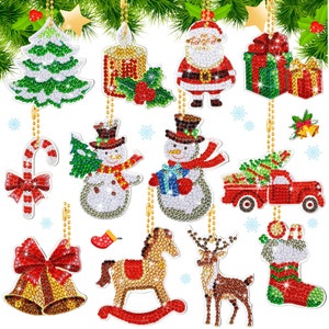 Christmas Diamond Painting Kits Desktop Ornaments Diamond - Temu