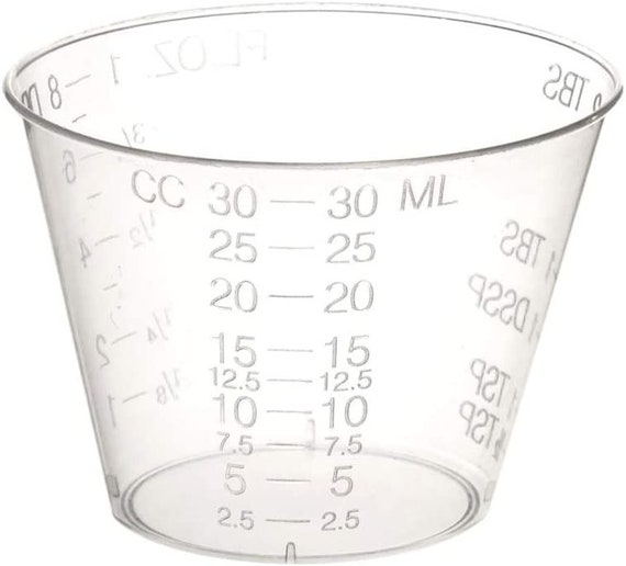 400 Epoxy Resin Mixing Cups 1 Ounce Graduated Plastic 