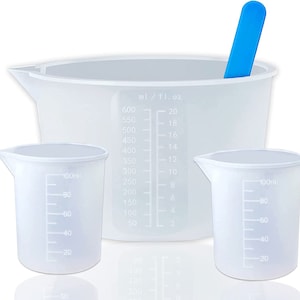 milk measuring cup Mixing Cups Glue Mixing Cups Flexible Silicone