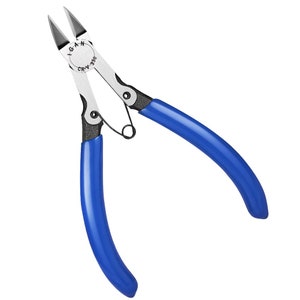 Wire Cutters, 6 inch, KAIHAOWIN Precision Flush Cutters Ultra Sharp Wire  Cutters for Crafting Side Cutters Wire Snips Spring Loaded Dikes Wire  Cutter for Jewelry Making, Blue with Black Handle 