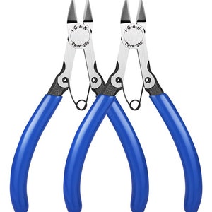 Wire Cutters, 6 inch, KAIHAOWIN Precision Flush Cutters Ultra Sharp Wire  Cutters for Crafting Side Cutters Wire Snips Spring Loaded Dikes Wire  Cutter for Jewelry Making, Blue with Black Handle 