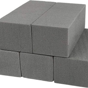 Premium Dry Floral Foam Blocks for Flower Arrangements 6pk