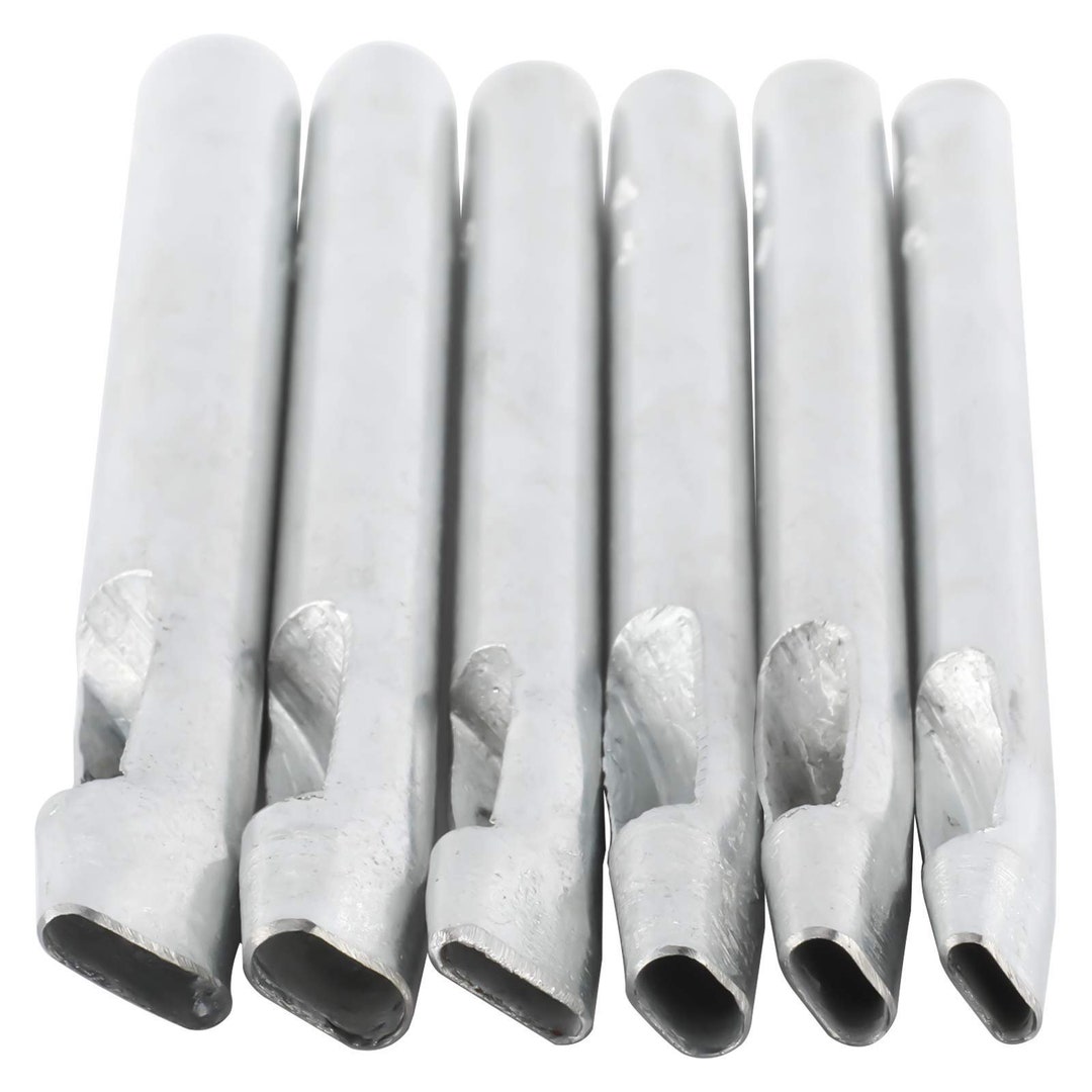 6 Pcs Oval Shape Hole Punch Set, 6 Sizes 24mm Leather Etsy