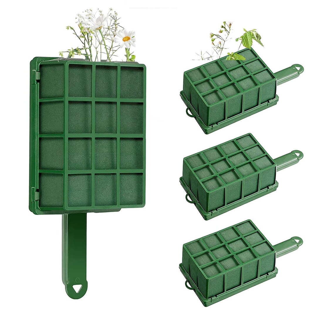 4 Packs Floral Foam Cage Flower Holder With Handle for Wedding Etsy