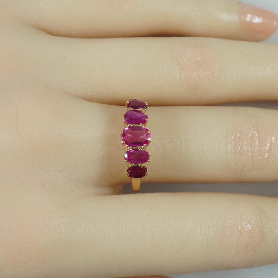 Antique 9ct Ruby Ring - Exceptional! - image 4