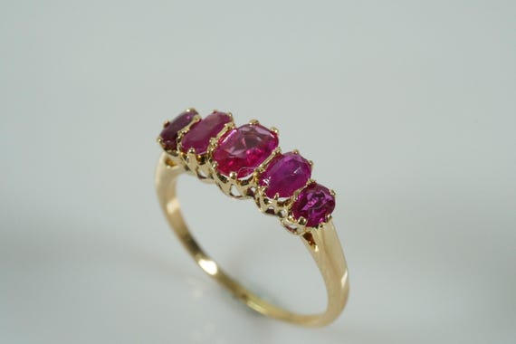 Antique 9ct Ruby Ring - Exceptional! - image 3