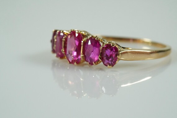 Antique 9ct Ruby Ring - Exceptional! - image 2
