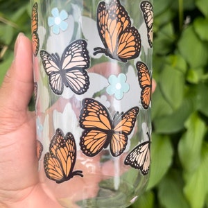 Libby Cup Glass/16 oz Cup/UV DTF Wrap Cup/ Glass Cup/ Vasos de Vidrio/ Vasos Personalizados