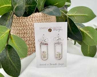 Pendiente de lazo de plata, joyería botánica, accesorio de gancho de flor, colgante ligero, diseño delicado, inspirado en la naturaleza, regalo elegante para ella menor de 30 años