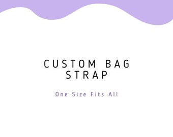 Custom Cross Stitch Bag Strap