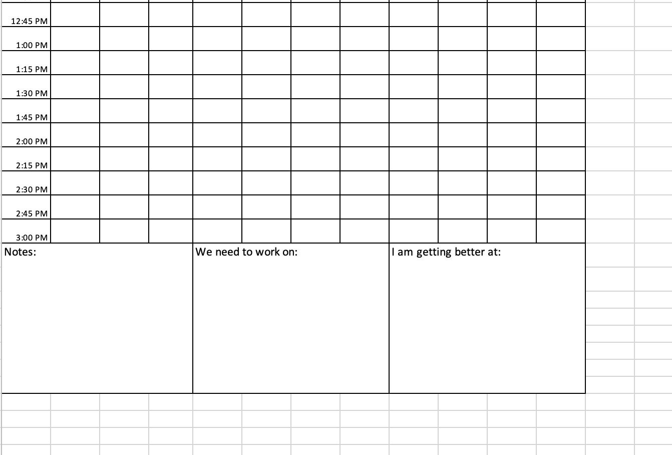 Customizable Behavior Timeline: 15 Minute Increments - Etsy customizable-behavior-timeline-15-minute-increments-etsy