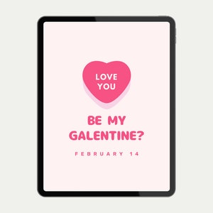 Galentines Invite Digital Template