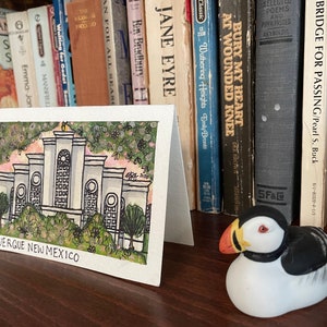 Albuquerque, New Mexico Temple Watercolor Greeting Card