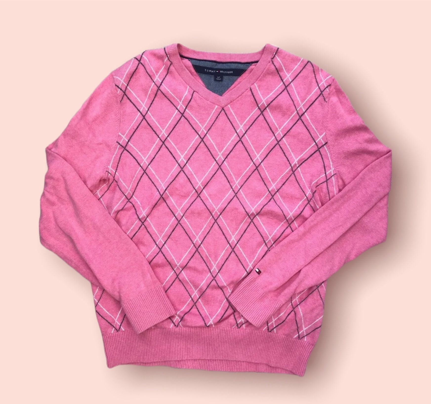 Tommy Hilfiger V Neck - Etsy Singapore