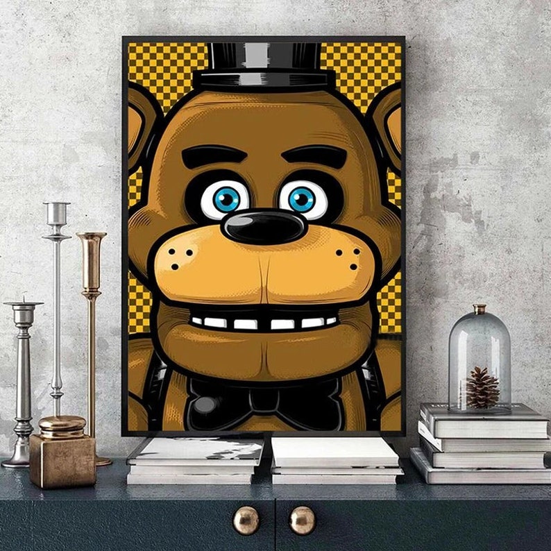 FNAF Style Poster for Bedroom Decor Party Decor Game Room - Etsy