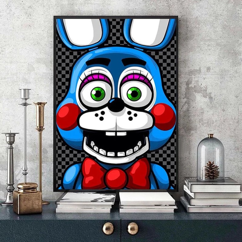 FNAF Style Poster for Bedroom Decor Party Decor Game Room - Etsy