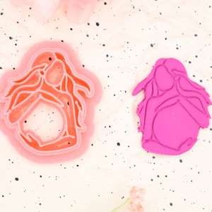 Hugging Moon Goddess - Polymer Clay Cutter