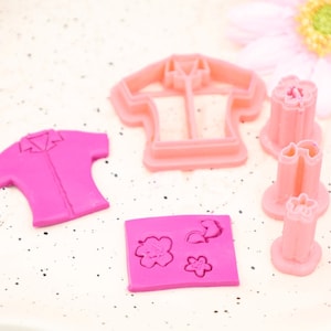 Hawaiian Shirt - Polymer Clay Cutter Set
