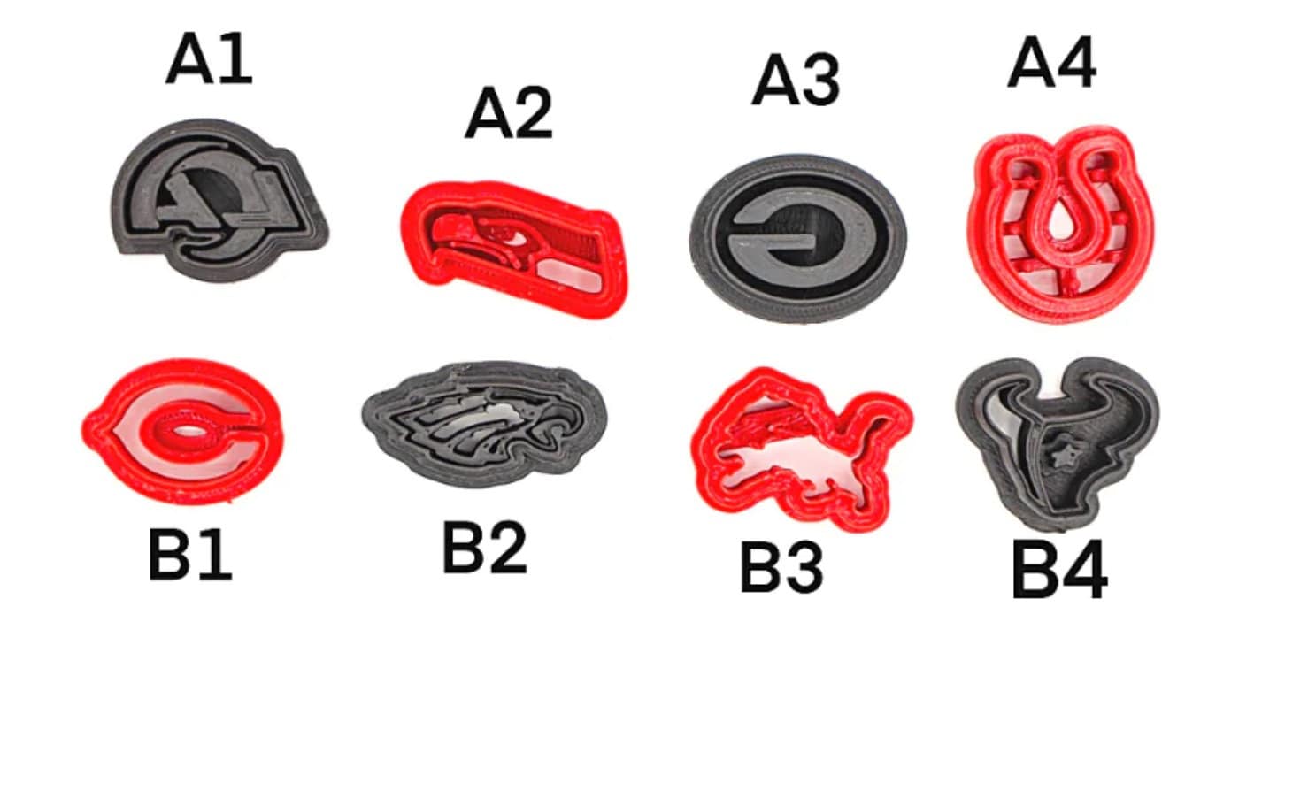 Polymer Clay Cutter - Football Logo