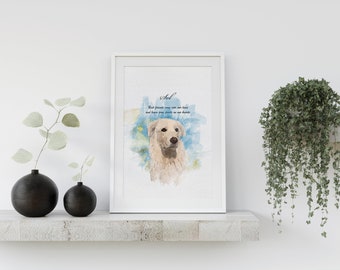 Pet Portrait, Pet Painting, Custom Pet Portrait, Custom Dog Portrait, Custom Watercolor Portrait, Dog Art, Dog Watercolor, Dog Painting