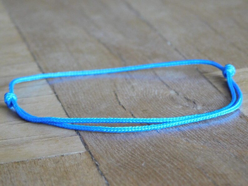 Simple Minimalist Micro Paracord Bracelet Friendship Bracelet