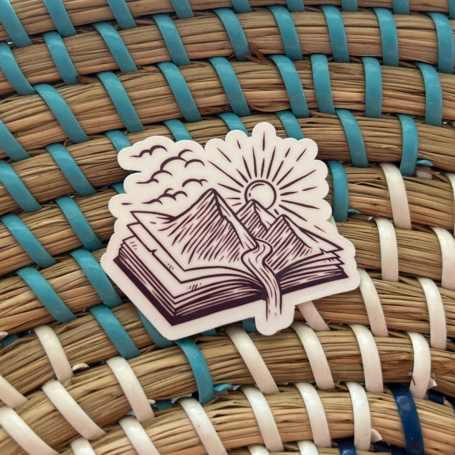 Waterproof Vinyl Sticker | the World is an Open Book | Stickers for ...