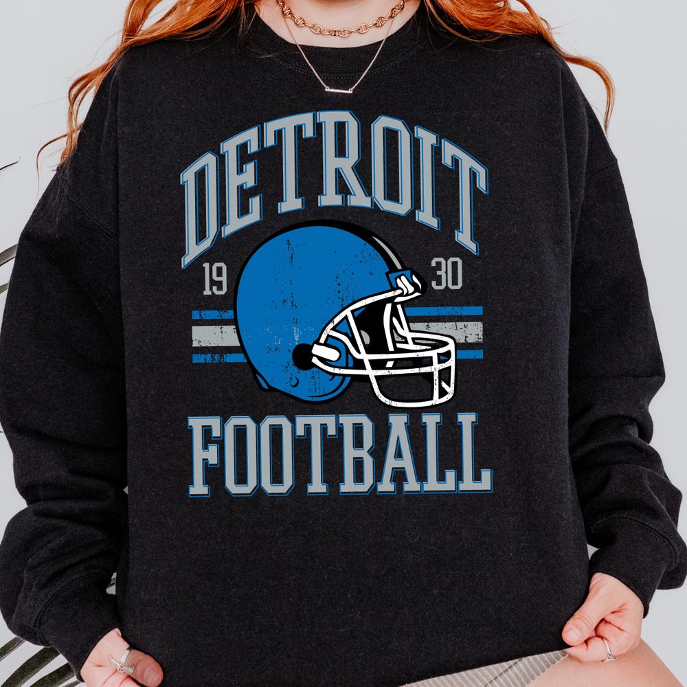 Detroit Football Sweatshirt , Trendy Detroit Football Fan , Game Day Shirt, Detroit Sweatshirt , Detroit Football Sweatshirts , Game Day Shirtstore24H