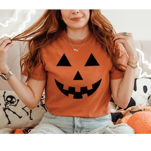 Jack O Lantern Tee , Pumpkin Face Shirt , Pumpkin Shirt , Pumpkin Carving Tee , Cute Pumpkin Face Shirt , Fall Graphic Tee , Fall Tees